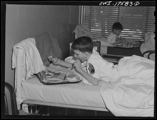 Untitled photo, possibly related to: Minneapolis, Minnesota. Sister Kenny conducting a class for doctors and nurses at the Elizabeth Kenny Institute. The patient is Harry Higginbothom of Dallas, Texas