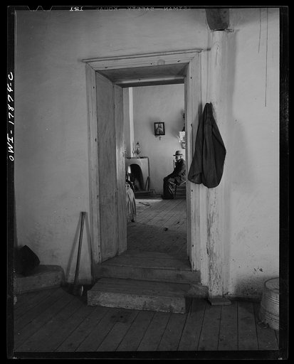 Trampas, New Mexico. Rooms in the house of Juan Lopez, the majordomo [i.e., steward