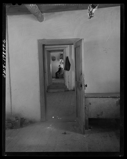 Trampas, New Mexico. Rooms in the house of Juan Lopez, the majordomo [i.e., steward