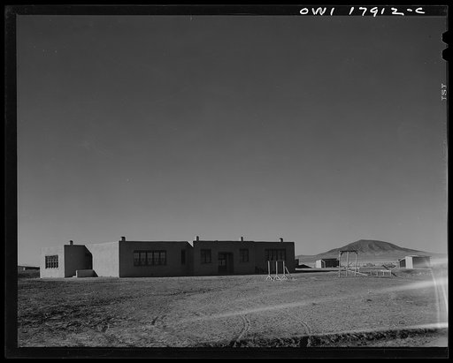 Questa (vicinity), New Mexico. A rural consolidated school