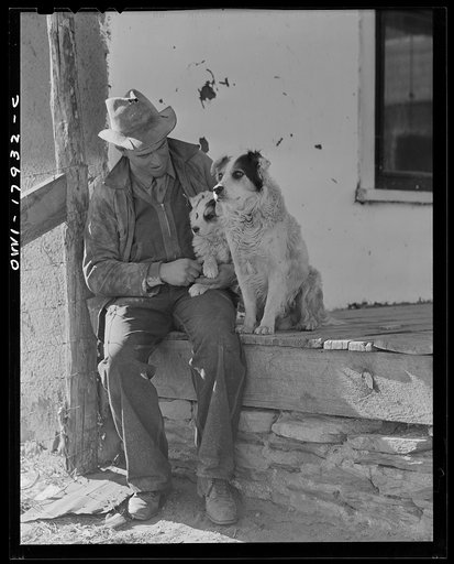 Mora (vicinity), New Mexico. An Anglo rancher