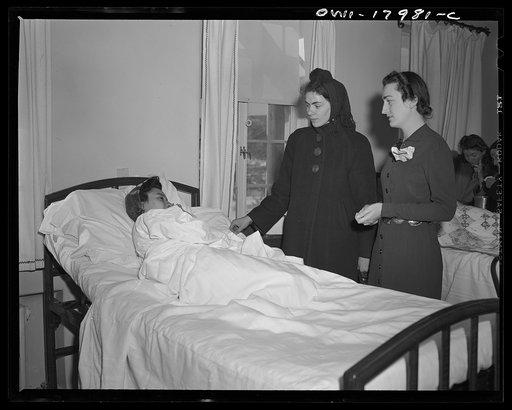 Embudo, New Mexico. Obstetrical case after arriving safely in the Taos County cooperative health association ambulance at the Embudo Presbyterian Hospital