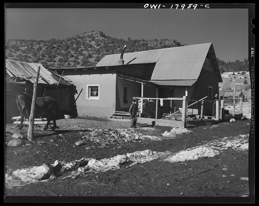 Untitled photo, possibly related to: Placitas, New Mexico. On the Rio Pueblo
