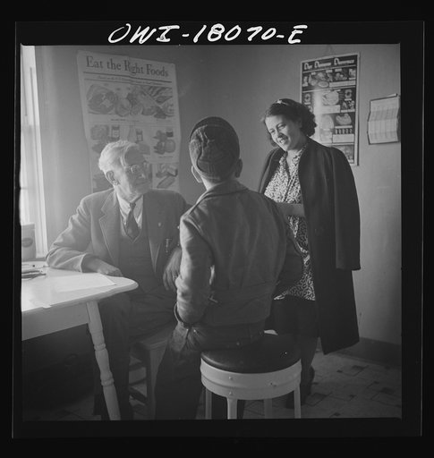 Untitled photo, possibly related to: Questa (vicinity), New Mexico. Clinic operated by the Taos County cooperative health association