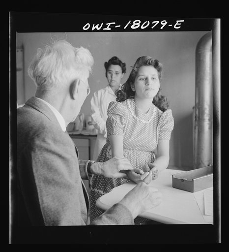 Untitled photo, possibly related to: Questa (vicinity), New Mexico. Clinic operated by the Taos County cooperative health association