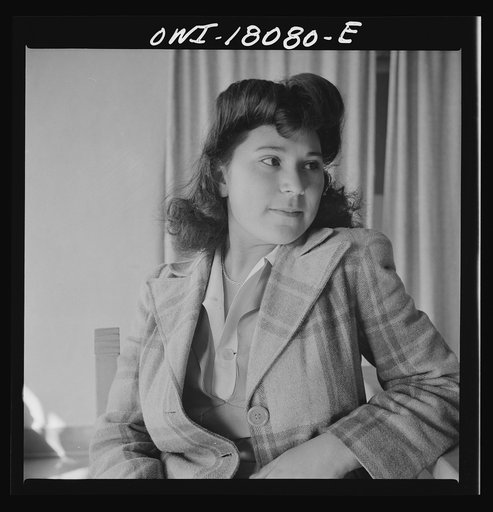 Questa, New Mexico. Spanish-American girl, a patient at the clinic operated by the Taos County cooperative health association