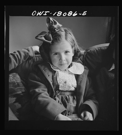 Questa, New Mexico. A Spanish-American girl, a patient at the clinic operated by the Taos County cooperative health association