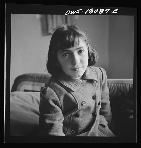 Questa, New Mexico. A Spanish-American girl, a patient at the clinic operated by the Taos County cooperative health association