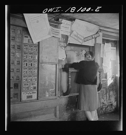 Questa, New Mexico. Post office