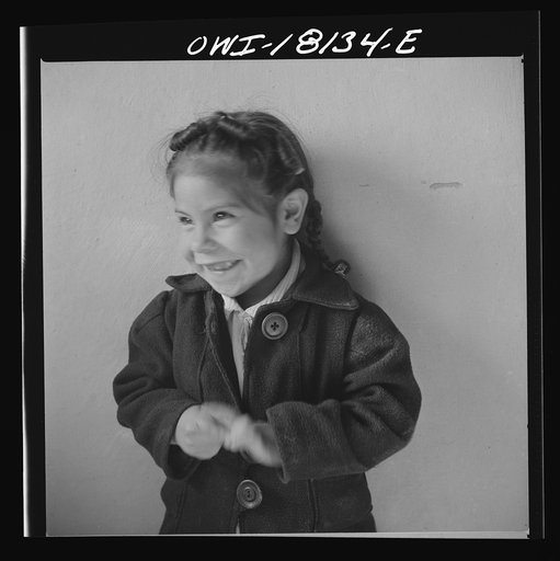 Untitled photo, possibly related to: Questa, New Mexico. A patient at the clinic operated by the Taos County cooperative health association