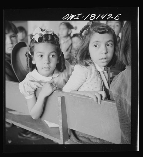 Questa, New Mexico. Spanish-American students in the grade school