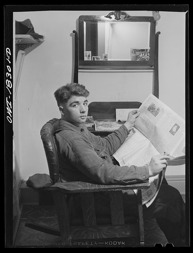 Harvey G. Berthold, twenty years old, was placed on the Colby farm in Wisconsin after completing the farm short course at the University of Wisconsin and has been at his job two weeks at a salary of sixty-five dollars per month. He has two brothers and five sisters on the family's sixty nine acre fa