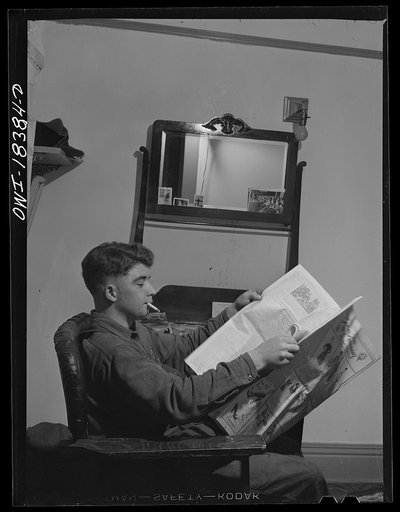Untitled photo, possibly related to: Harvey G. Berthold, twenty years old, was placed on the Colby farm in Wisconsin after completing the farm short course at the University of Wisconsin and has been at his job two weeks at a salary of sixty-five dollars per month. He has two brothers and five siste