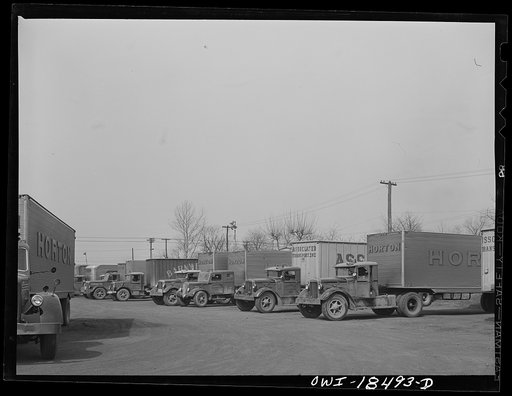Baltimore, Maryland. Associated Transport Company trucking terminal