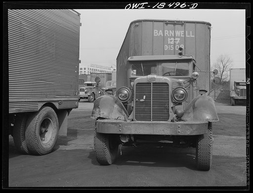 Baltimore, Maryland. Associated Transport Company trucking terminal