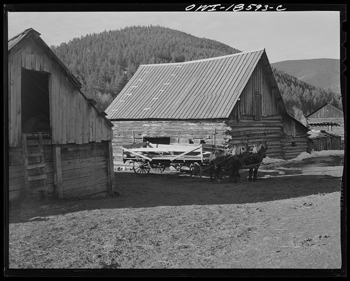 Moreno Valley, Colfax County, New Mexico. George Mutz ranch