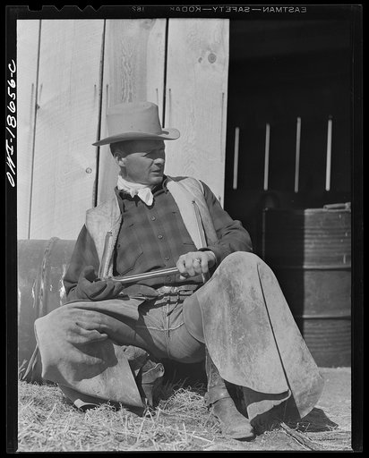 Moreno Valley, Colfax County, New Mexico. John Mutz, a cattleman