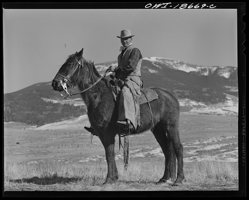 Moreno Valley, Colfax County, New Mexico. John Mutz, a cattleman