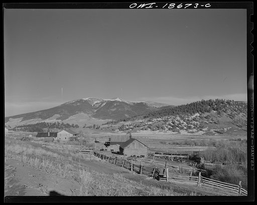 Untitled photo, possibly related to: Moreno Valley, Colfax County, New Mexico. Baldy Mountain