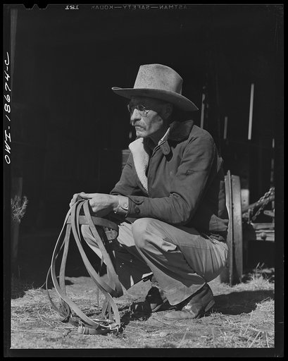 Moreno Valley, Colfax County, New Mexico. George Turner, cattleman and gunsmith