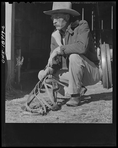 Untitled photo, possibly related to: Moreno Valley, Colfax County, New Mexico. George Turner, cattleman and gunsmith