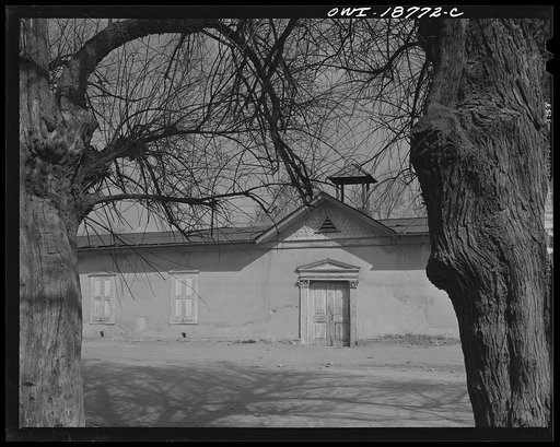 Albuquerque, New Mexico. A church building in the "old town"