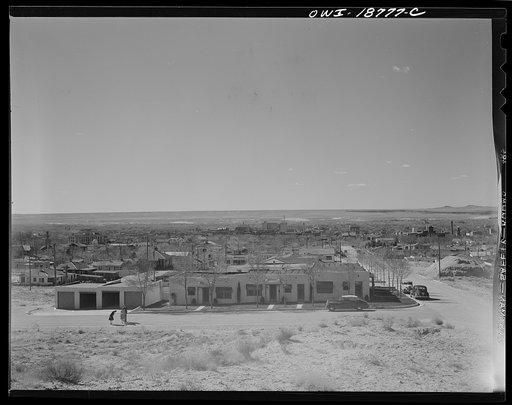 Albuquerque, New Mexico. Looking northwest over the city