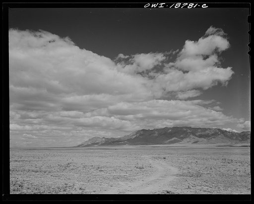 Plains to the east of Albuquerque, New Mexico, under the Sandia Mountains