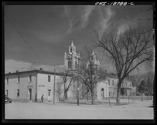 Untitled photo, possibly related to: Albuquerque, New Mexico. A church in the "old town"