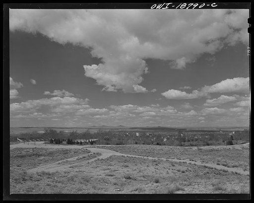 Albuquerque, New Mexico. Vista northwest over the business district