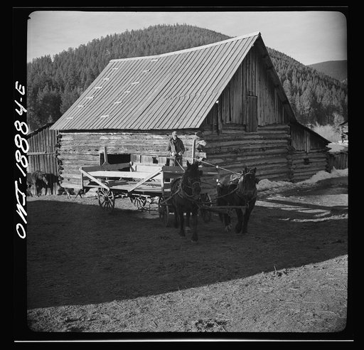 Moreno Valley, Colfax County, New Mexico. The Mutz ranch