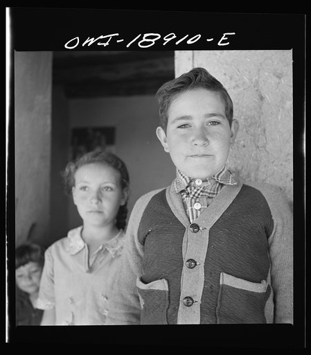 Untitled photo, possibly related to: Los Cordovas (vicinity), Taos County, New Mexico. Sons of a Spanish-American sheepman