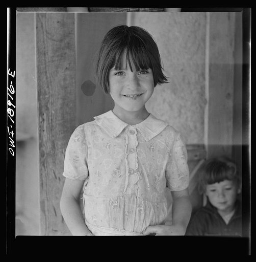 Los Cordovas (vicinity), Taos county, New Mexico. Daughter of a Spanish-American sheepman