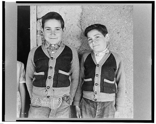 Los Cordovas (vicinity), Taos County, New Mexico. Sons of a Spanish-American sheepman