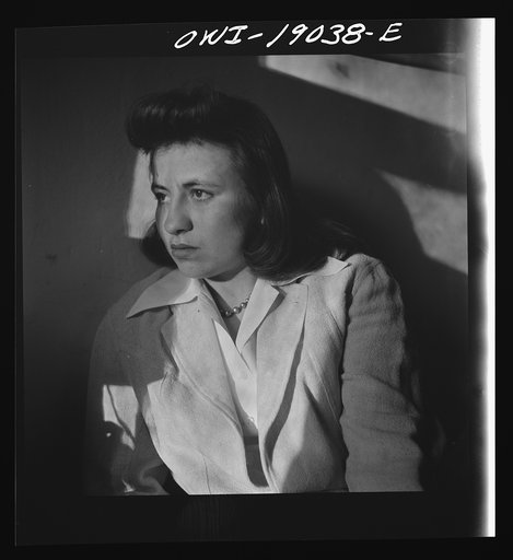 Untitled photo, possibly related to: Albuquerque, New Mexico. A second generation Anglo-American, Barbara Cottam