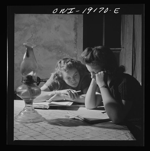 Untitled photo, possibly related to: Moreno Valley, Colfax County, New Mexico. Homework on the Mutz ranch