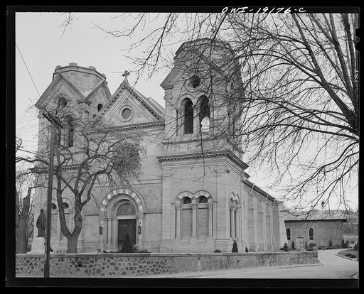 Untitled photo, possibly related to: Santa Fe, New Mexico. Catholic catherdal