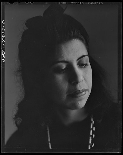 Albuquerque, New Mexico. Spanish-American folk singer