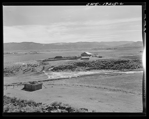 Los Cordovas, west of Taos, Taos County, New Mexico. Sheep ranch of Blas Chavez, a Spanish-American rancher