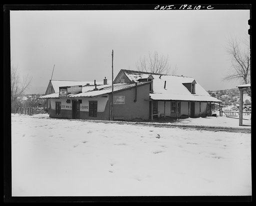 Penasco, New Mexico. A saloon