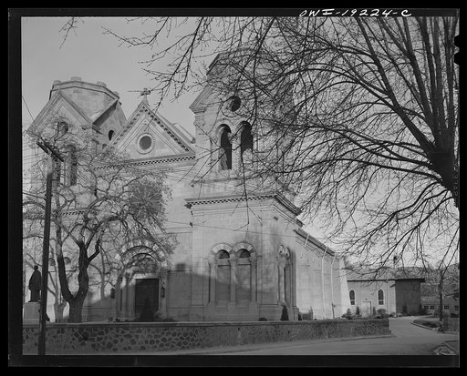 Untitled photo, possibly related to: Santa Fe, New Mexico. Catholic catherdal