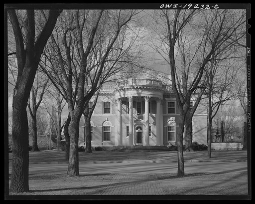 Santa Fe, New Mexico. The governor's mansion