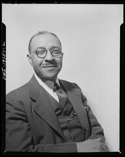 Untitled photo, possibly related to: Portrait of Dr. Charles Johnson, sociologist at Fisk University, Nashville, Tennessee
