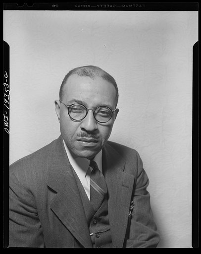 Portrait of Dr. Charles Johnson, sociologist at Fisk University, Nashville, Tennessee