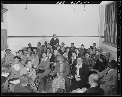 Daytona Beach, Florida. A class at Bethune-Cookman College