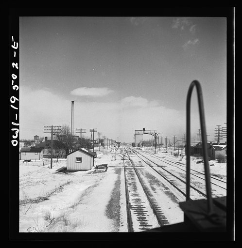 Ransom, Illinois. Going through the town on the Atchison, Topeka and Santa Fe Railroad between Chicago and Chillicothe, Illinois