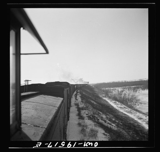 Untitled photo, possibly related to: Toluca (vicinity), Illinois. Farm landscape along the Atchison, Topeka and Santa Fe Railroad between Chicago and Chillicothe, Illinois
