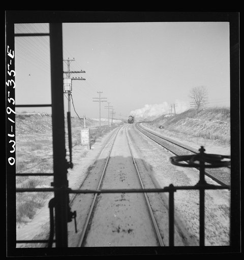 Chillicothe (vicinity), Illinois. Leaving the helper engine behind, eight miles west of Chillicothe on the Atchison, Topeka and Santa Fe Railroad, on the way to Fort Madison, Iowa