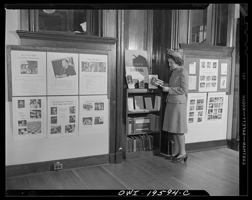 Washington, D.C. Exhibition, Women in war work, held at the public library