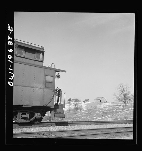 Baring (vicinity), Missouri. Missouri farmstead along the Atchison, Topeka, and Santa Fe Railroad between Madison, Iowa and Marceline, Missouri